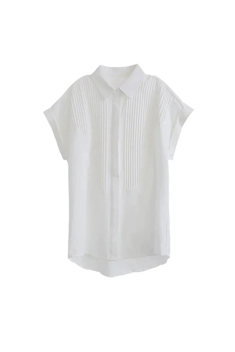 Damesoverhemd van Polyester met Franse Mouwen